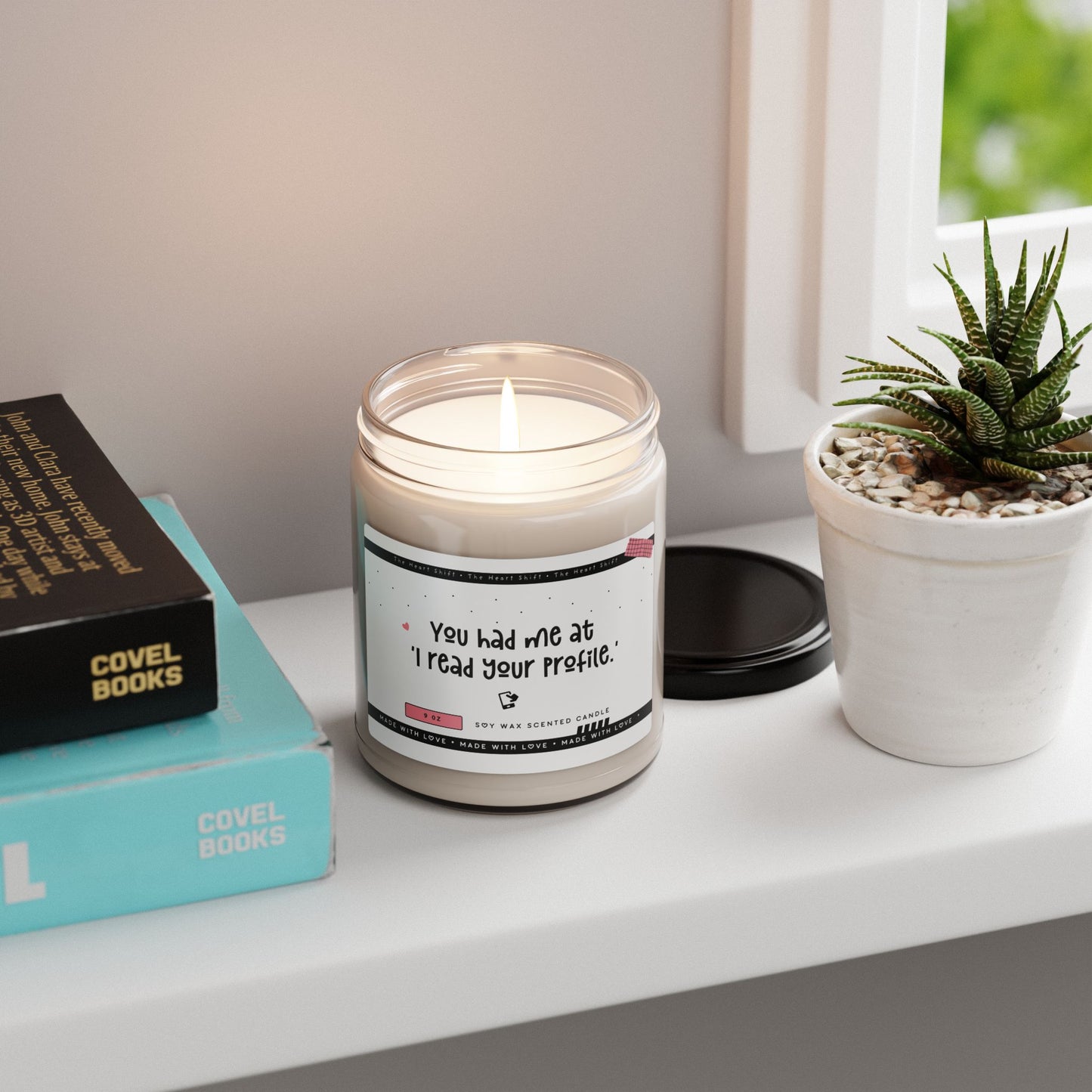 You had me at 'I read your profile' - Scented Soy Candle - Funny Gift for Boyfriend or Girlfriend